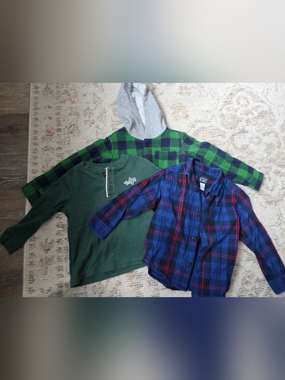Boys 2t Set Of Long Sleeve Shirts